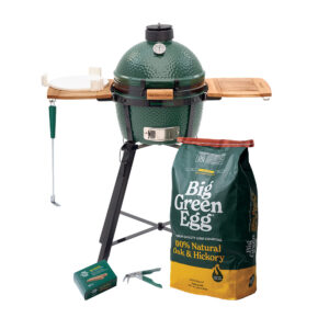 MiniMax Big Green Egg with Nest & Acacia Mates Package