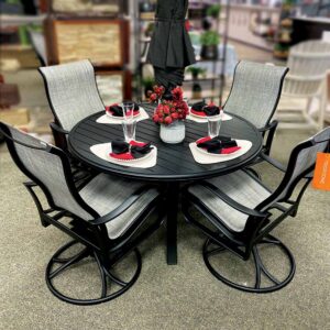 Tropitone Shoreline Dining for 4 in Obsidian