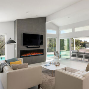 Spectrum Slimline Virtual Electric Fireplace