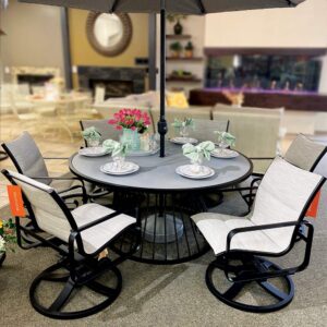 Tropitone Brasilia Padded Sling Dining