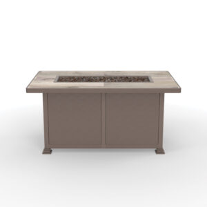 OW Lee 36 x 58" Capri Gas Fire Pit in Buckskin