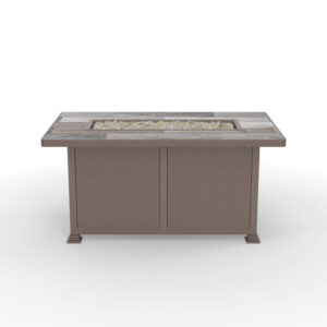 OW Lee 30 x 50" Santorini Gas Fire Pit in Myrtle