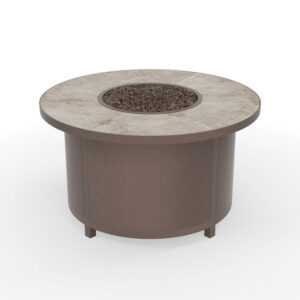 OW Lee 42" Santorini Gas Fire Pit in Cavatina