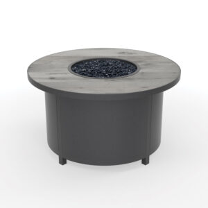 OW Lee 42" Santorini Gas Fire Pit in Silver Oak