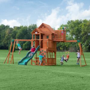 Backyard Discovery Skyfort II Swing Set