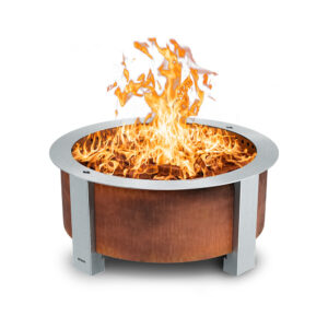 Breeo X Series Smokeless Fire Pit | Corten Steel
