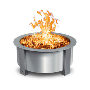 Breeo X Series Smokeless Fire Pit | Stainless Steel