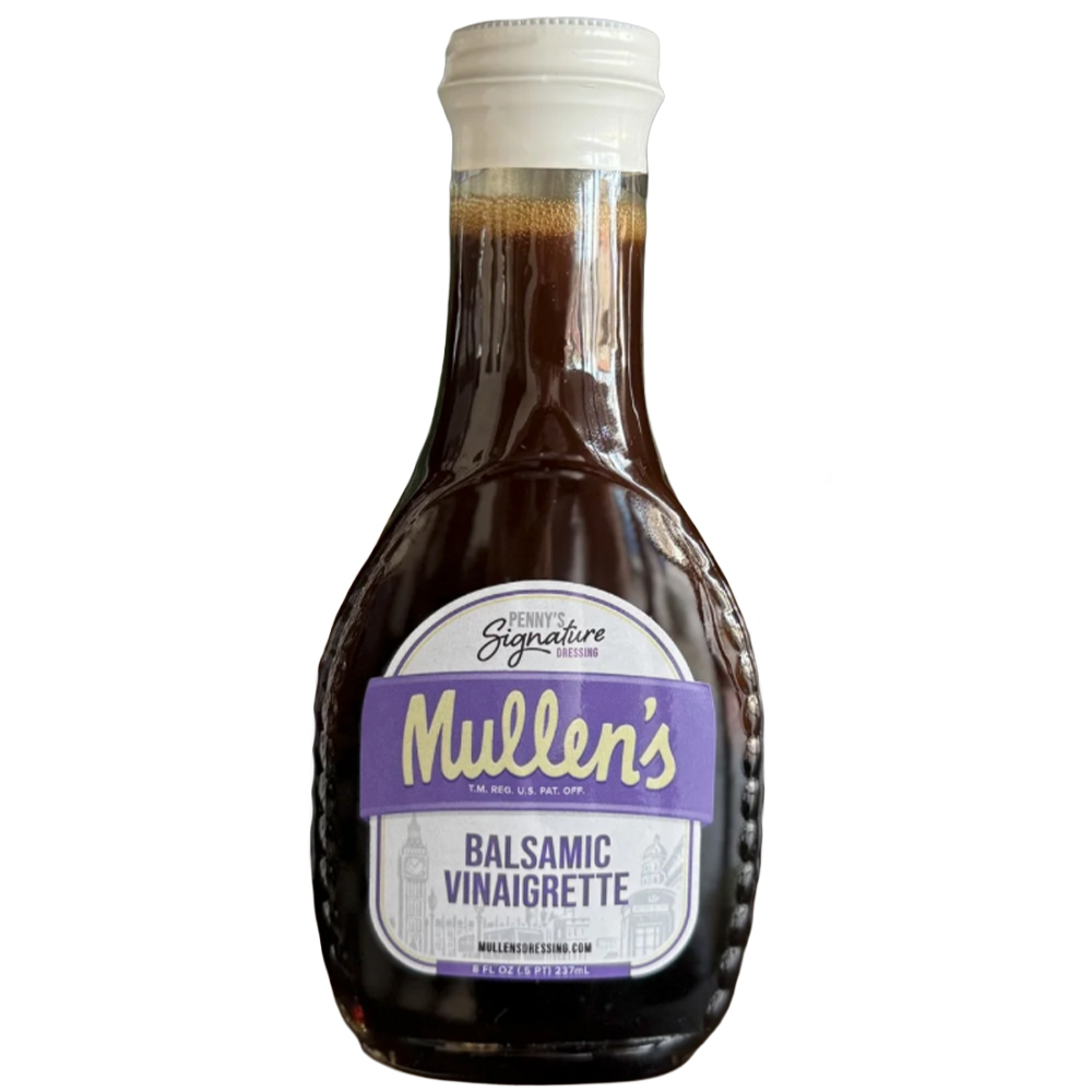 Mullen’s Balsamic Vinaigrette – Vintage Glass Bottle